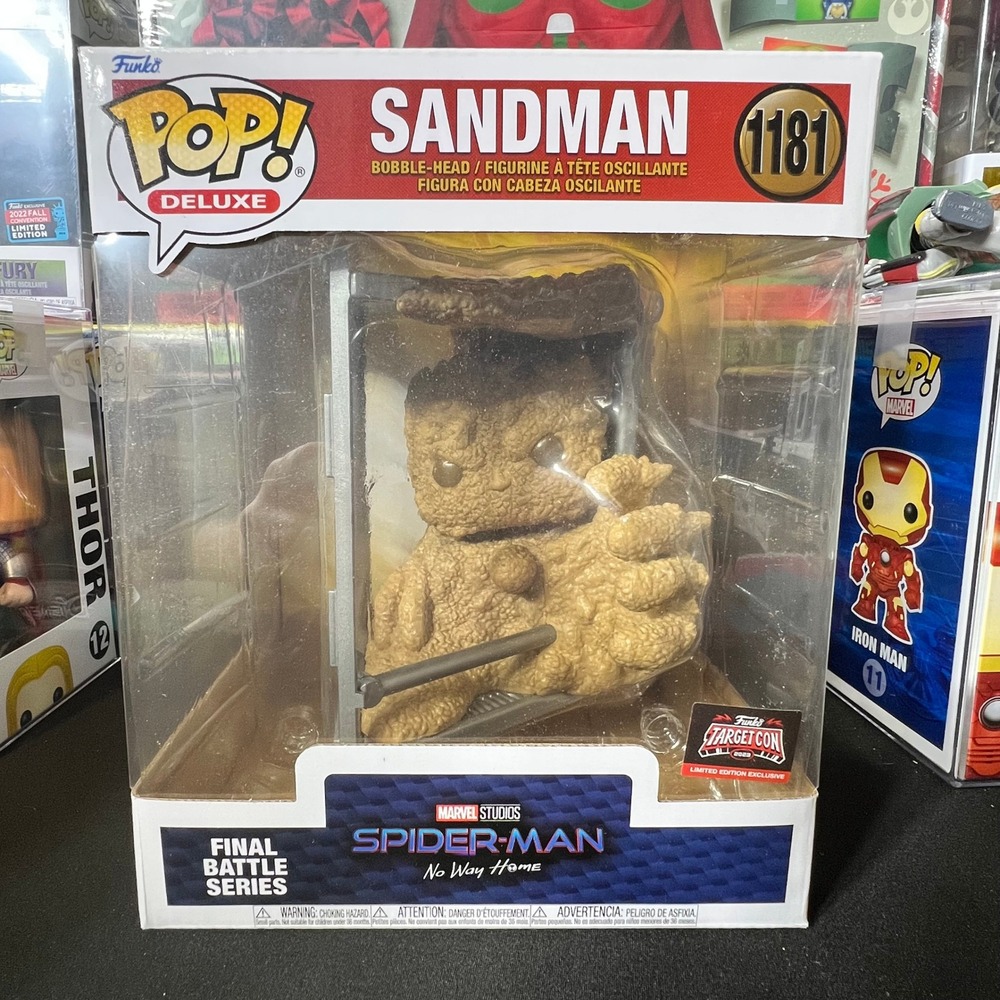 Funko Pop Deluxe Sandman 1181 Spider-Man No Way Home Target Con 2023 Exclusive